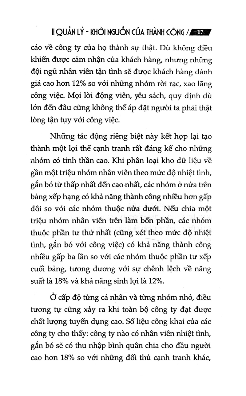 quản lý - khởi nguồn của thành công