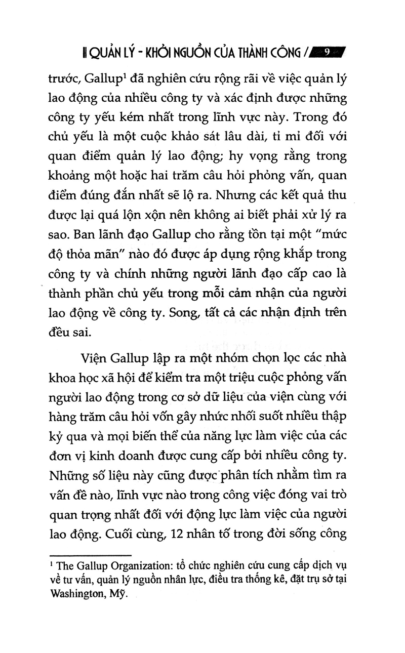 quản lý - khởi nguồn của thành công