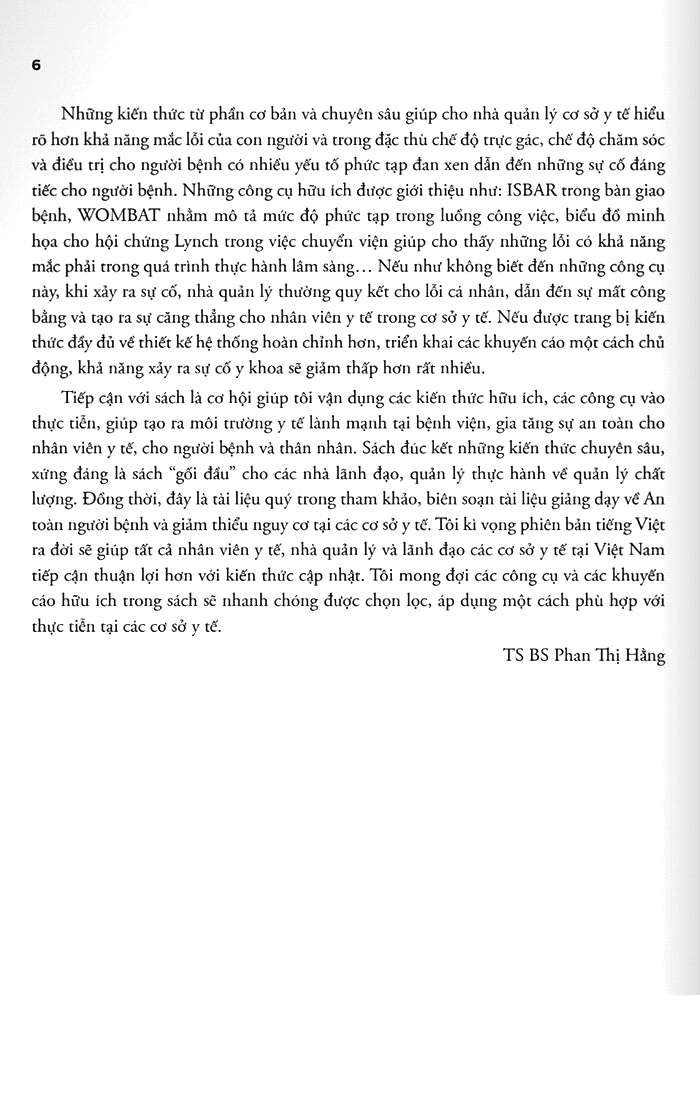 quản lý nguy cơ lâm sàng và an toàn người bệnh