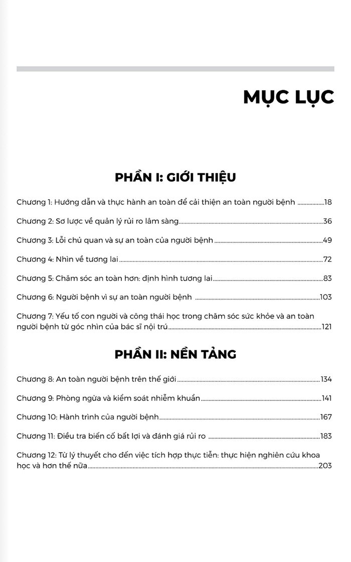 quản lý nguy cơ lâm sàng và an toàn người bệnh