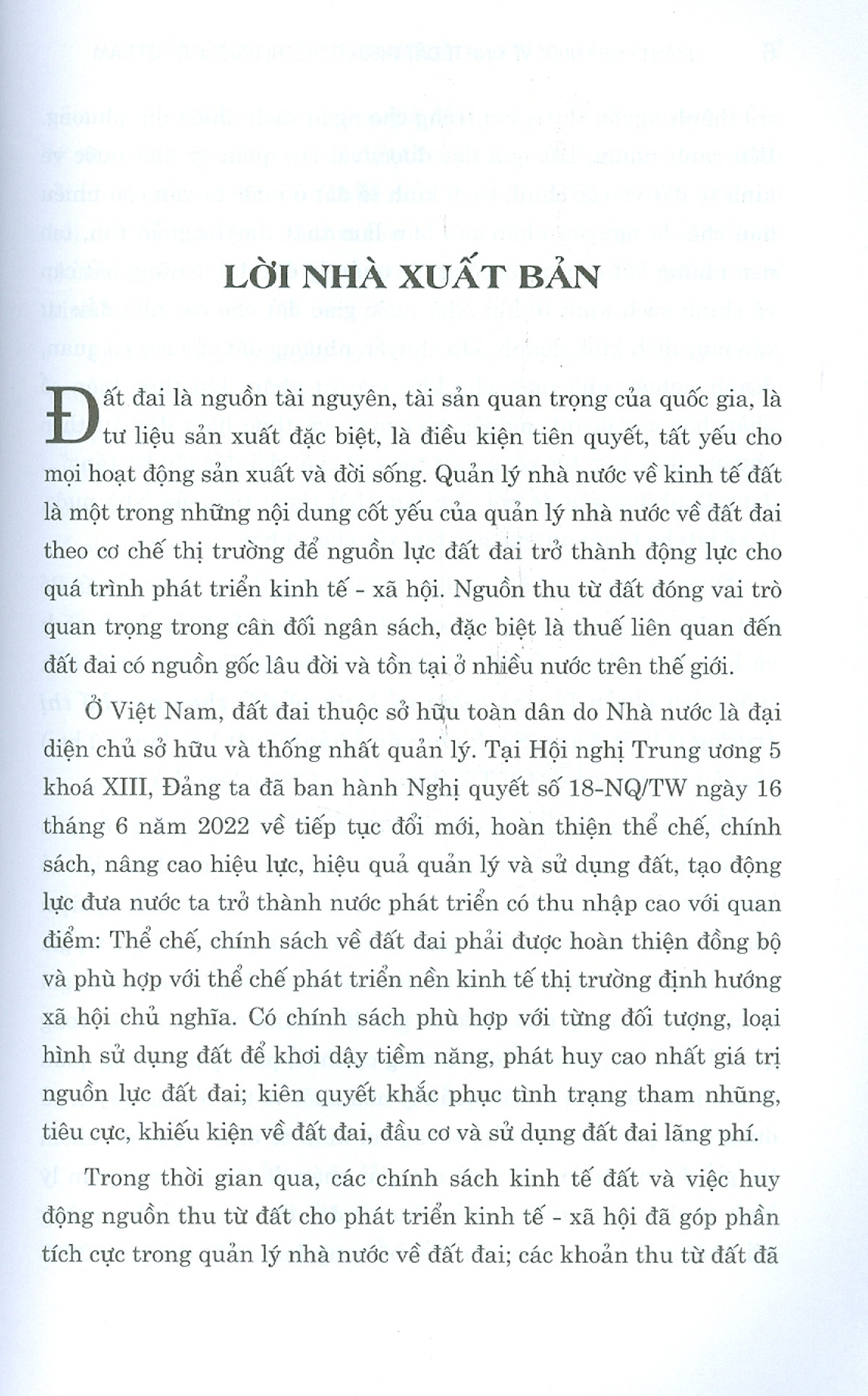 quản lý nhà nước về kinh tế đất theo cơ chế thị trường ở việt nam (sách chuyên khảo)