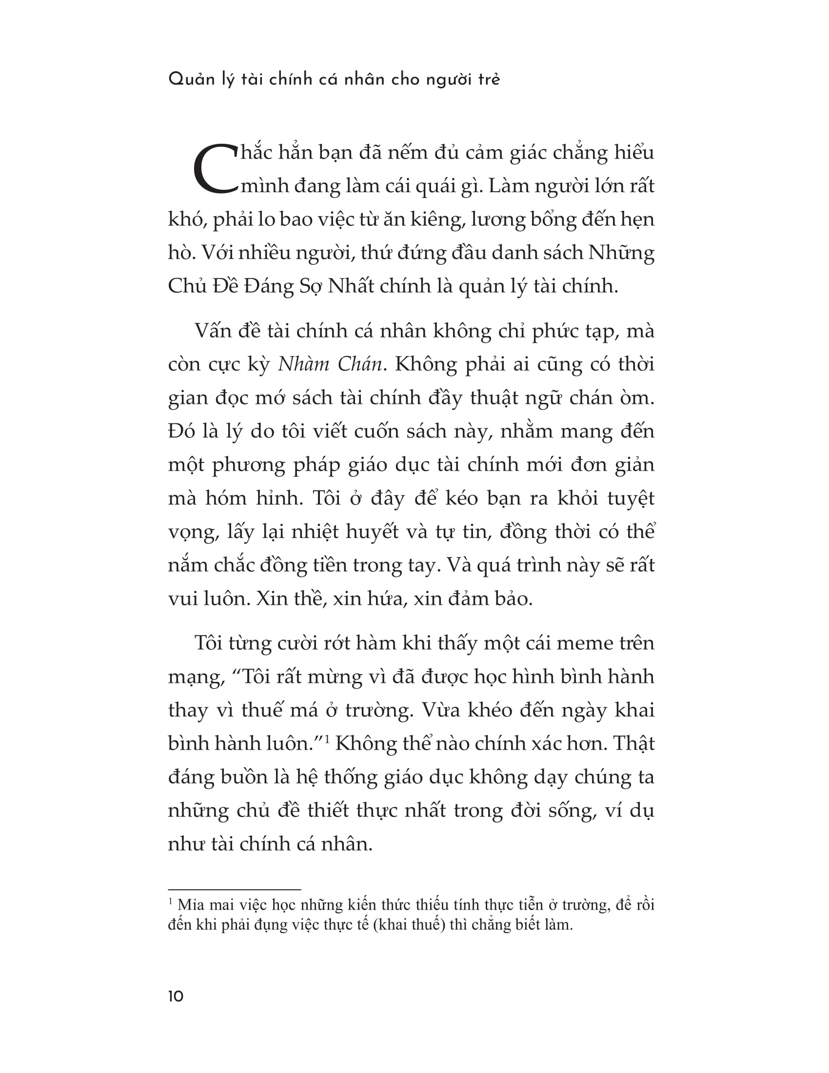 quản lý tài chính cá nhân cho người trẻ