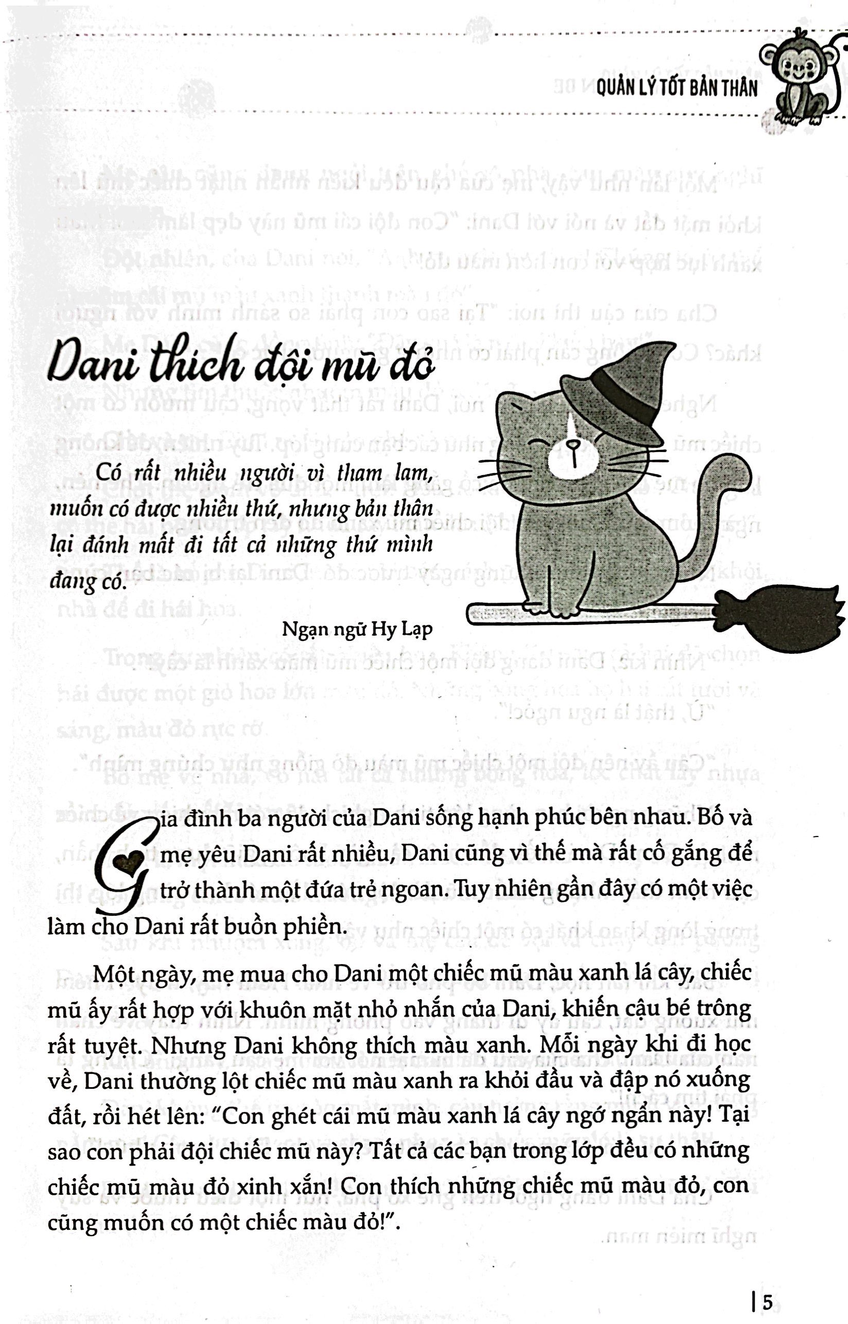 quản lý tốt bản thân - những câu chuyện bồi dưỡng tính tự lập