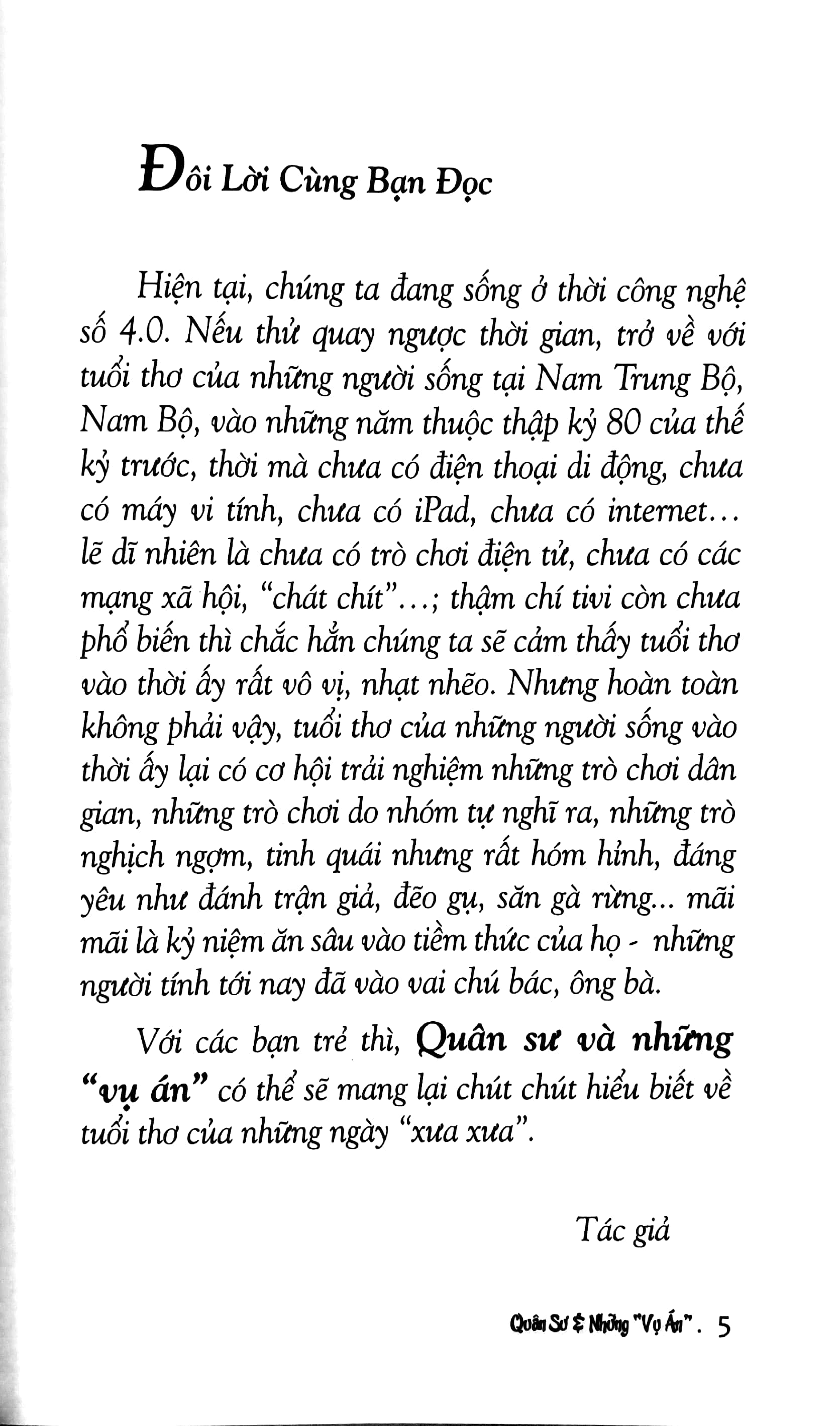 quân sư và những vụ án - truyện tuổi thơ nghịch ngợm 1980-1990