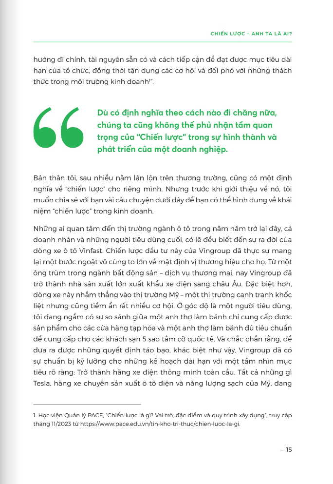 quản trị chiến lược thực chiến