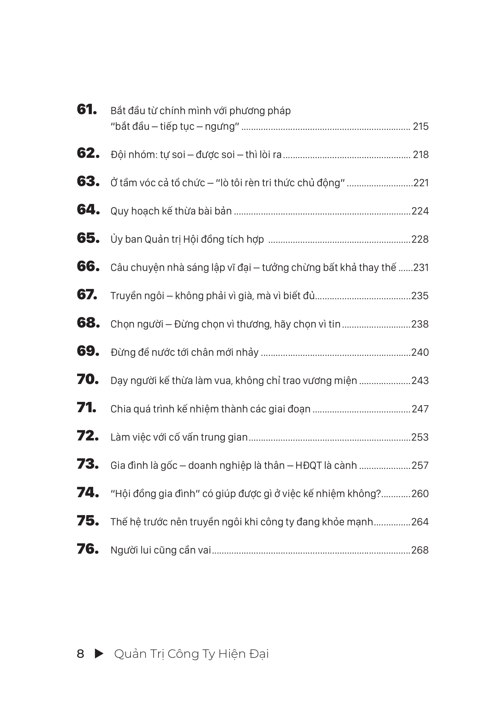 Quan Tri Cong Ty Hien Dai - 99 Bai Hoc Truyen Cam Hung Cho Hoi Dong Quan Tri Va Ban Dieu Hanh Cap Cao