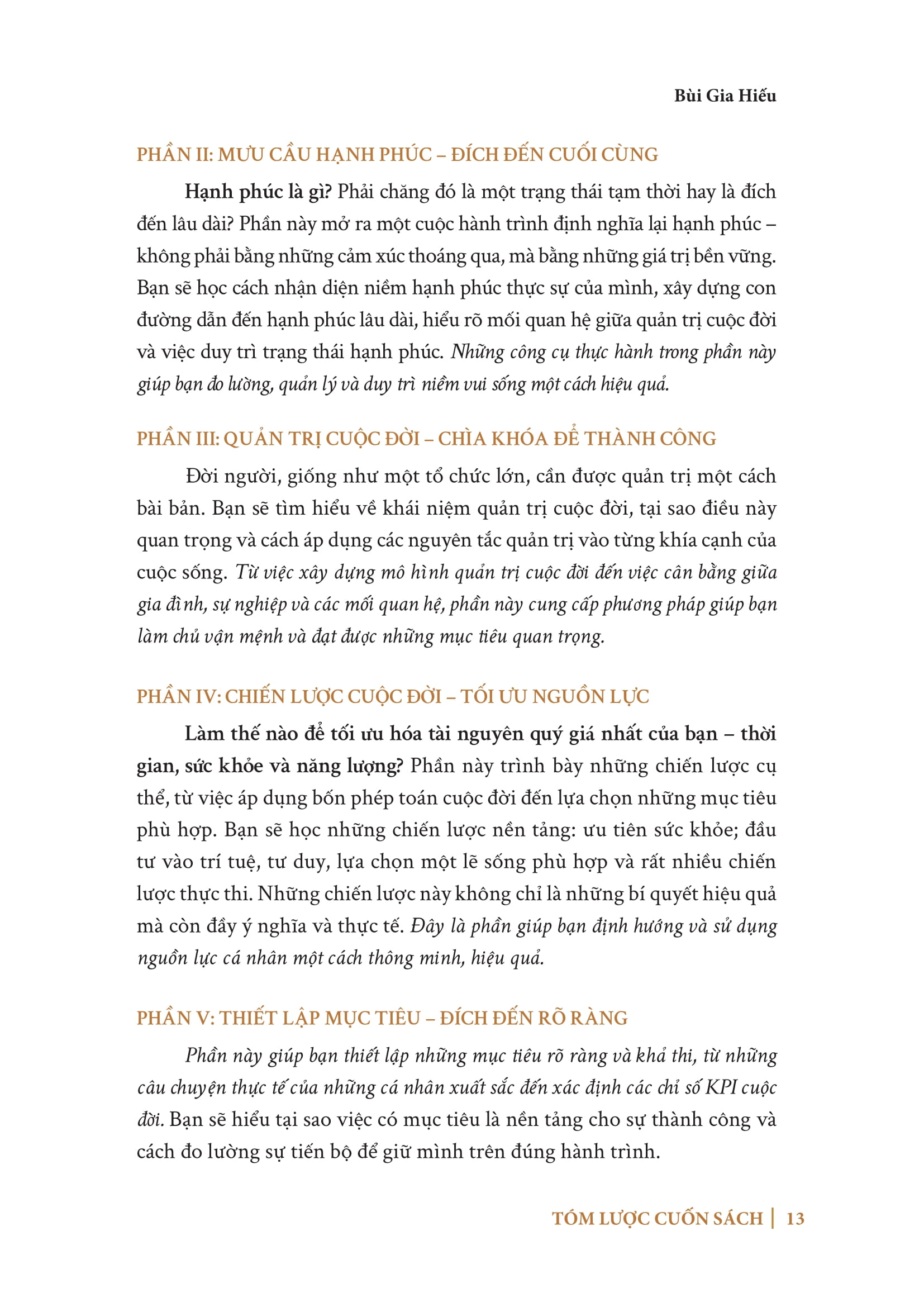 Quan Tri Cuoc Doi - "Lam Chu So Phan Hay Bi Cuon Theo Dong Doi"