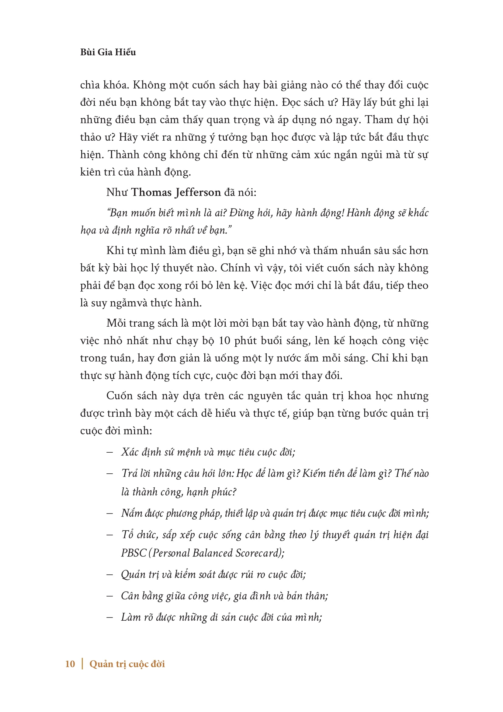 Quan Tri Cuoc Doi - "Lam Chu So Phan Hay Bi Cuon Theo Dong Doi" - Bia Cung