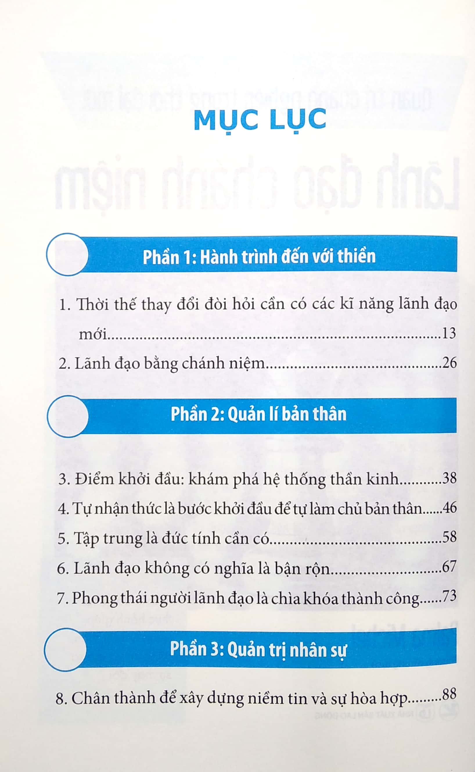 quản trị doanh nghiệp trong thời đại mới - lãnh đạo chánh niệm