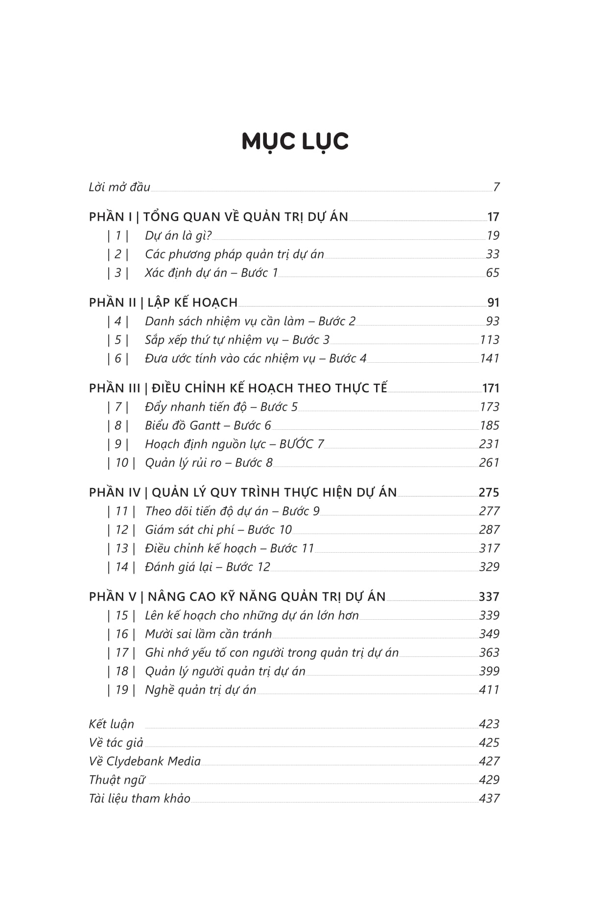 quản trị dự án - project management quickstart guide