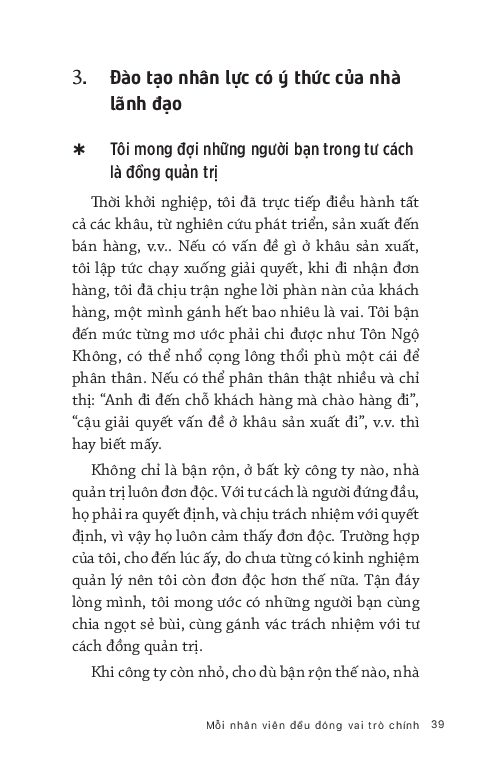quản trị inamori: mỗi nhân viên đều đóng vai trò chính