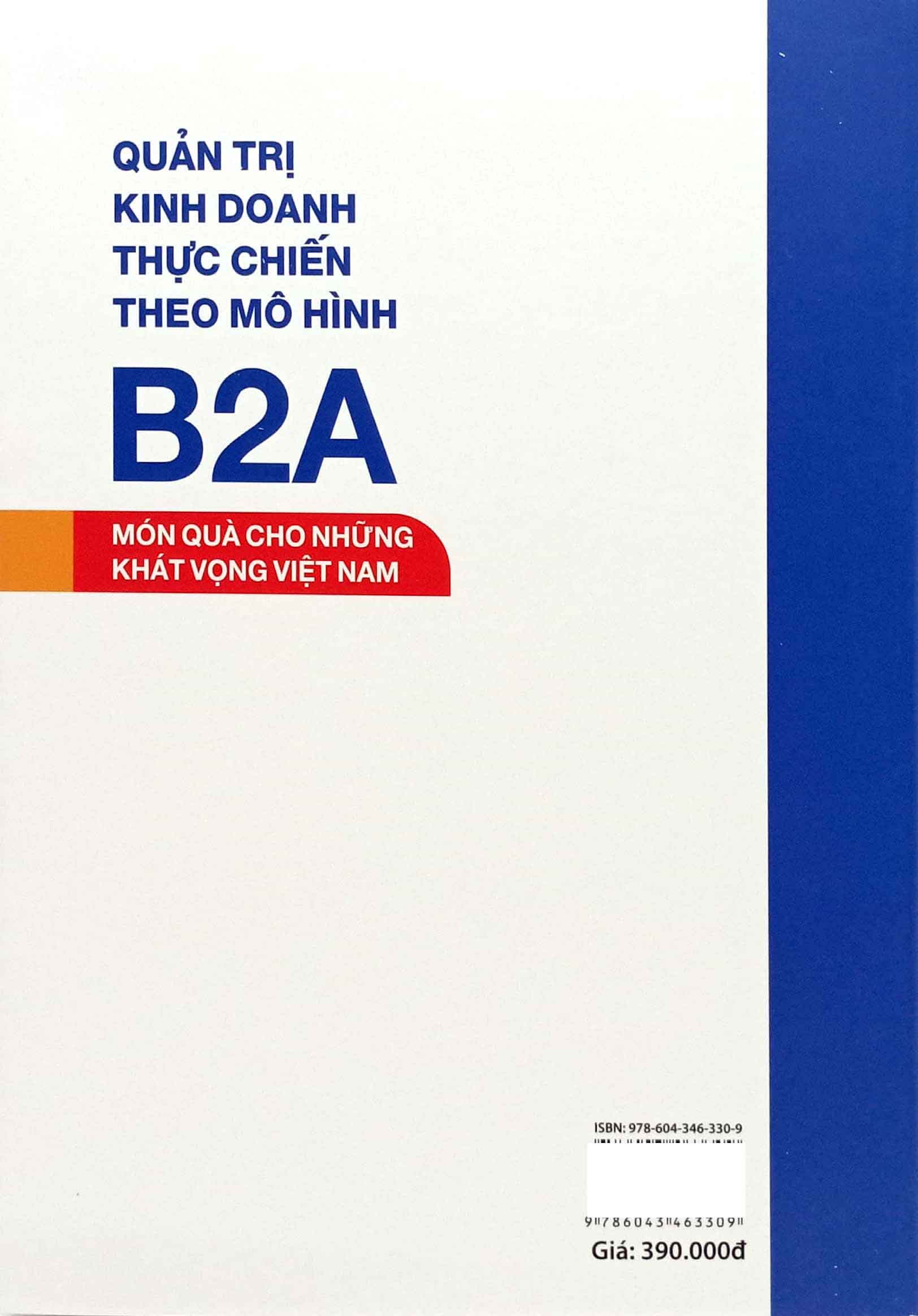 quản trị kinh doanh thực chiến theo mô hình b2a