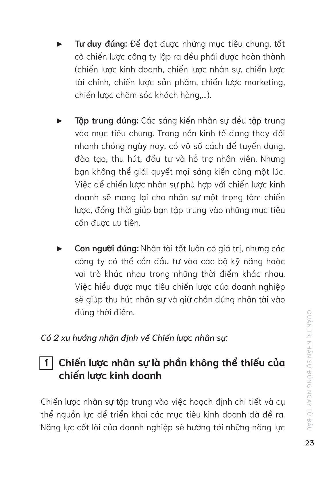 quản trị nhân sự đúng ngay từ đầu