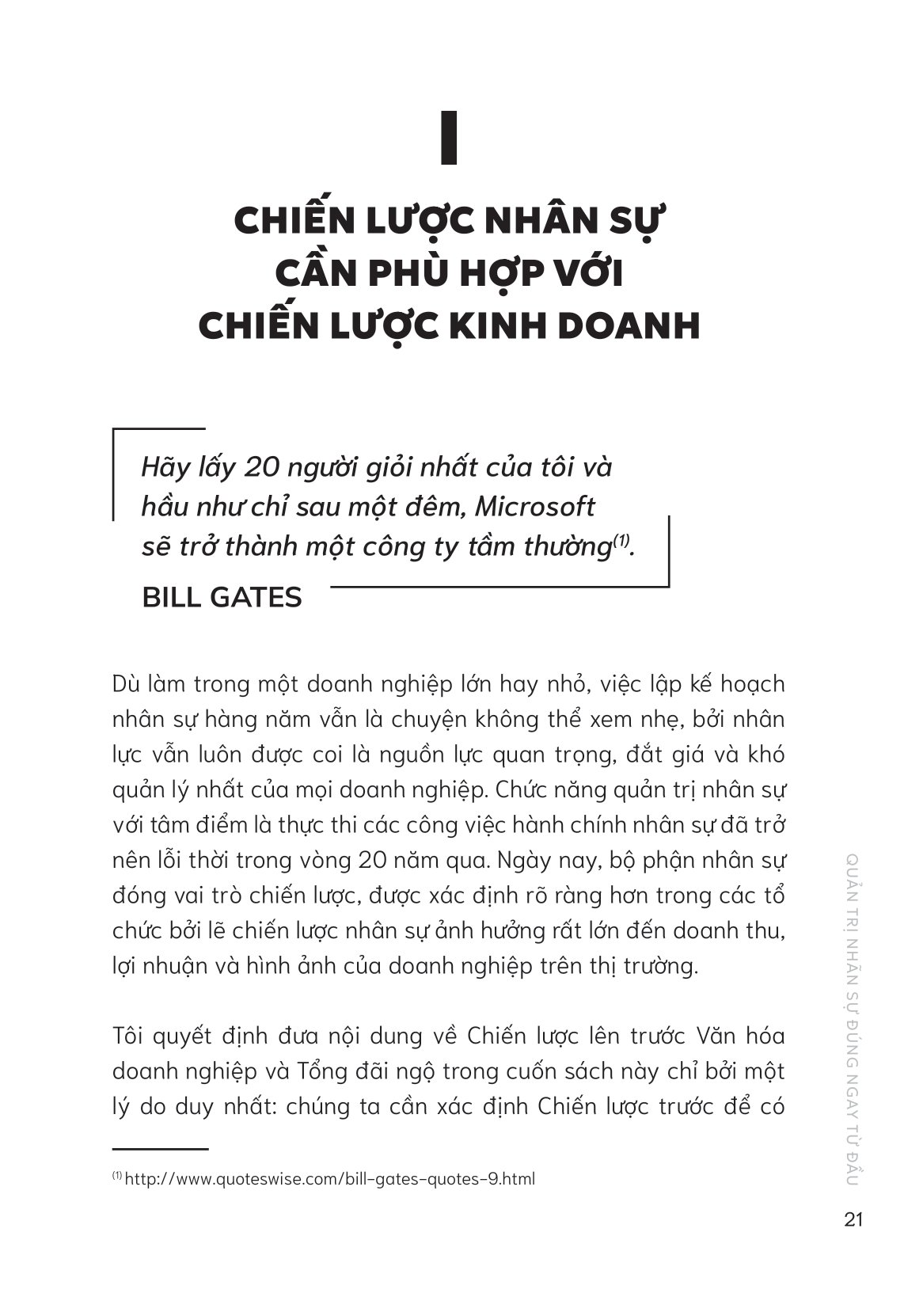 quản trị nhân sự đúng ngay từ đầu