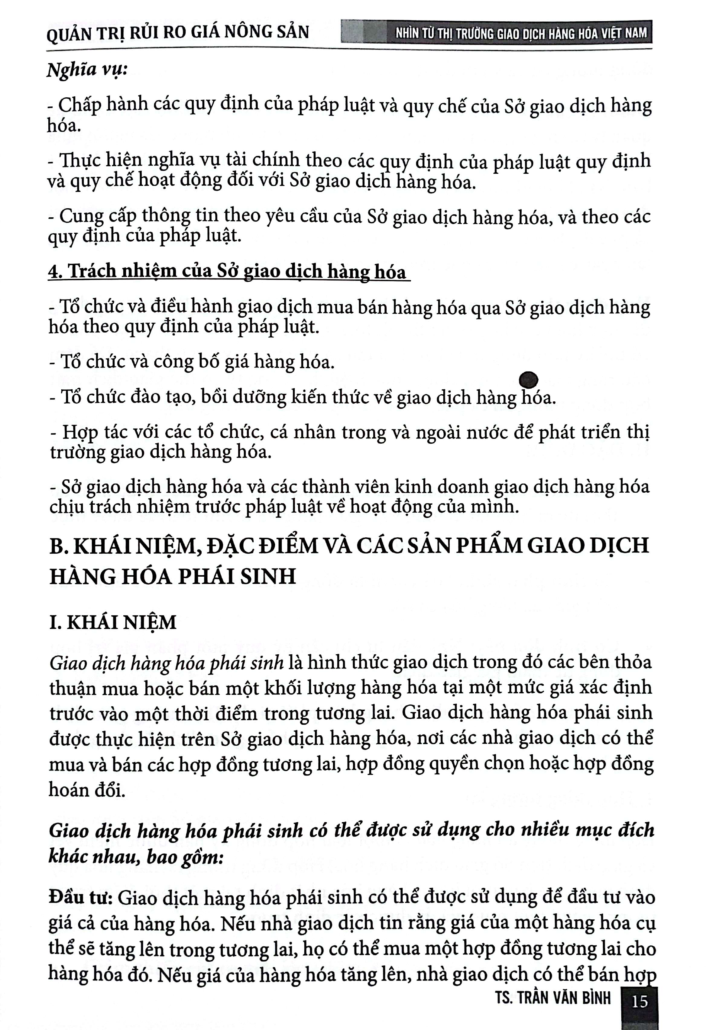 quản trị rủi ro giá nông sản - nhìn từ thị trường giao dịch hàng hóa việt nam - tập 1 - rủi ro về giá cà phê
