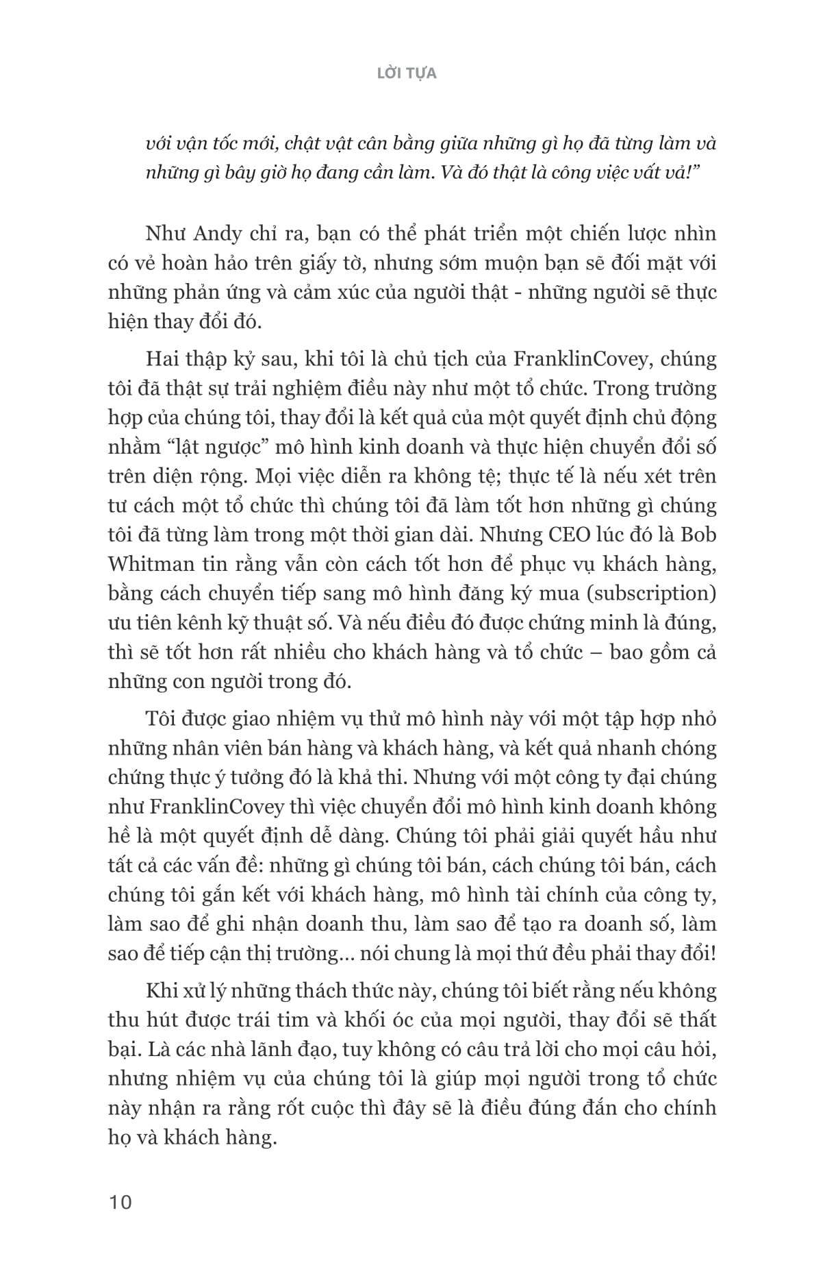 quản trị sự thay đổi - change - how to turn uncertainty into opportunity