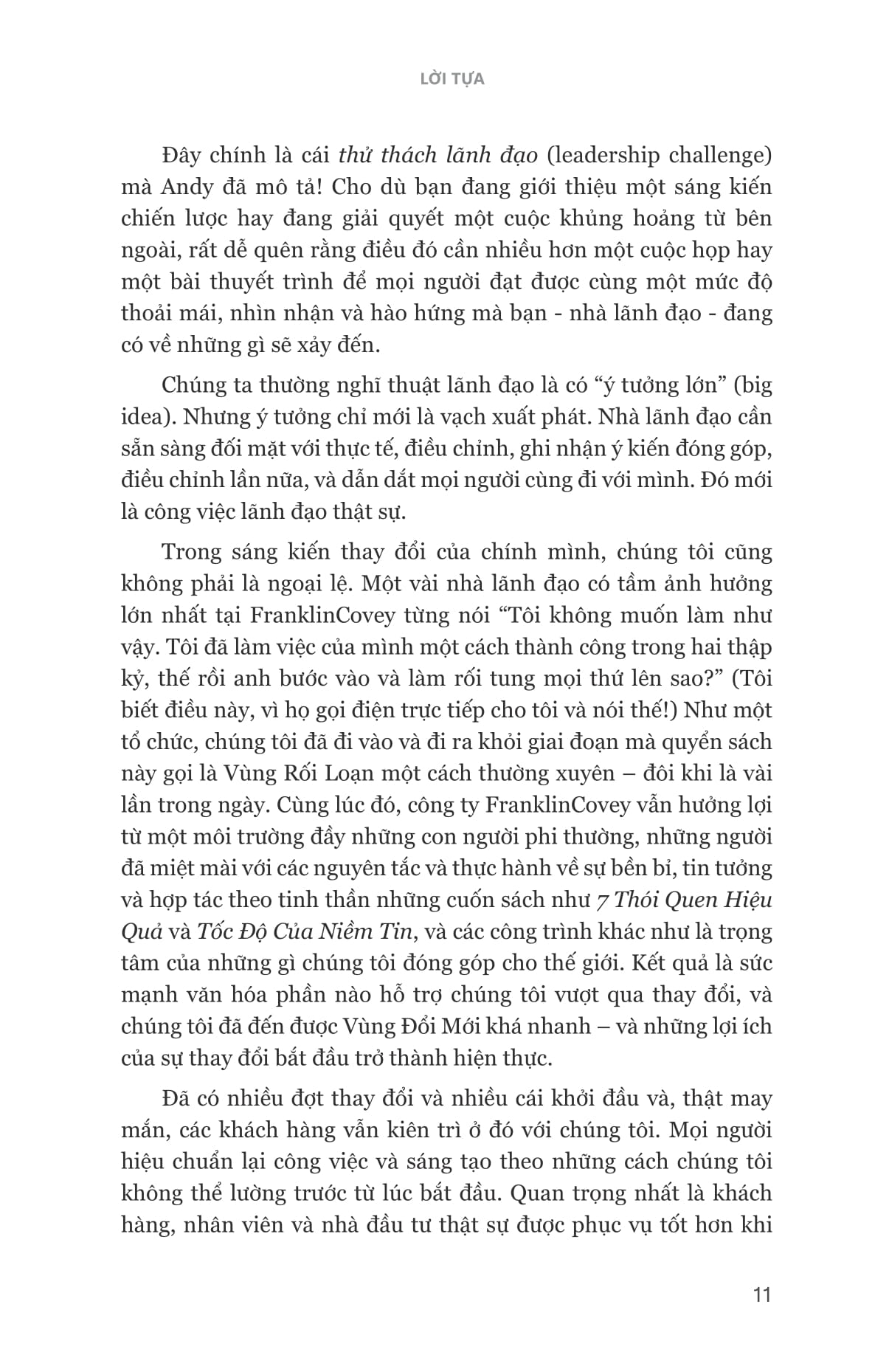 quản trị sự thay đổi - change - how to turn uncertainty into opportunity