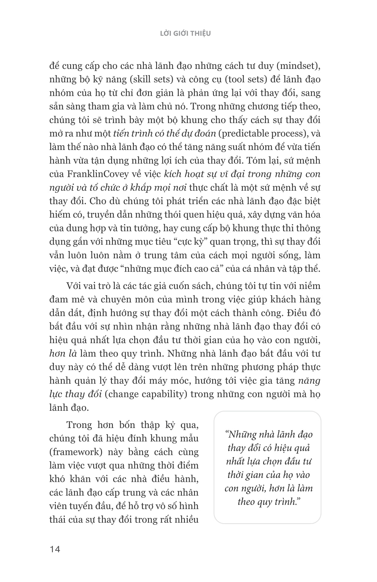 quản trị sự thay đổi - change - how to turn uncertainty into opportunity