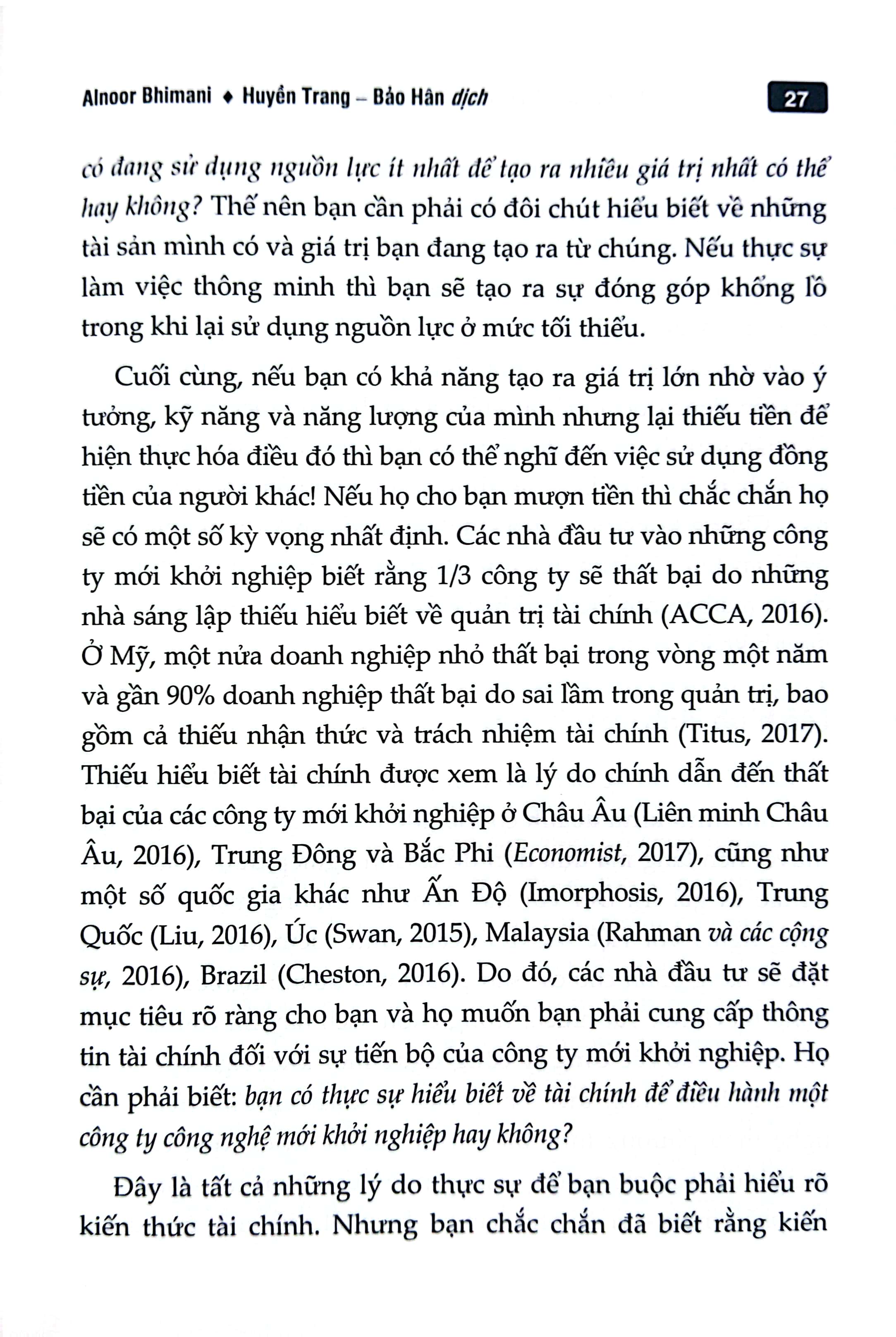 quản trị tài chính dành cho các công ty công nghệ mới khởi nghiệp - cẩm nang phát triển