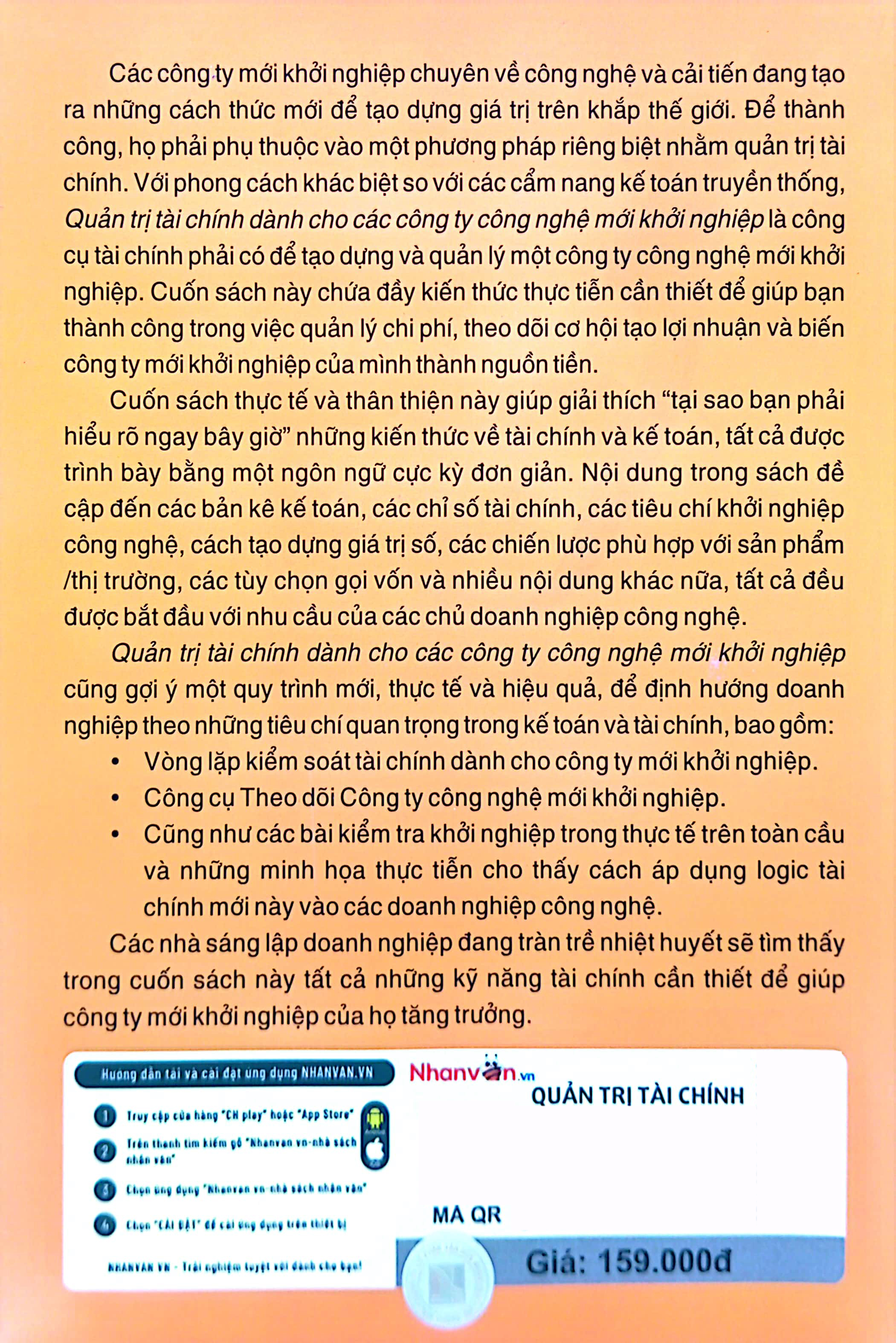 quản trị tài chính dành cho các công ty công nghệ mới khởi nghiệp - cẩm nang phát triển