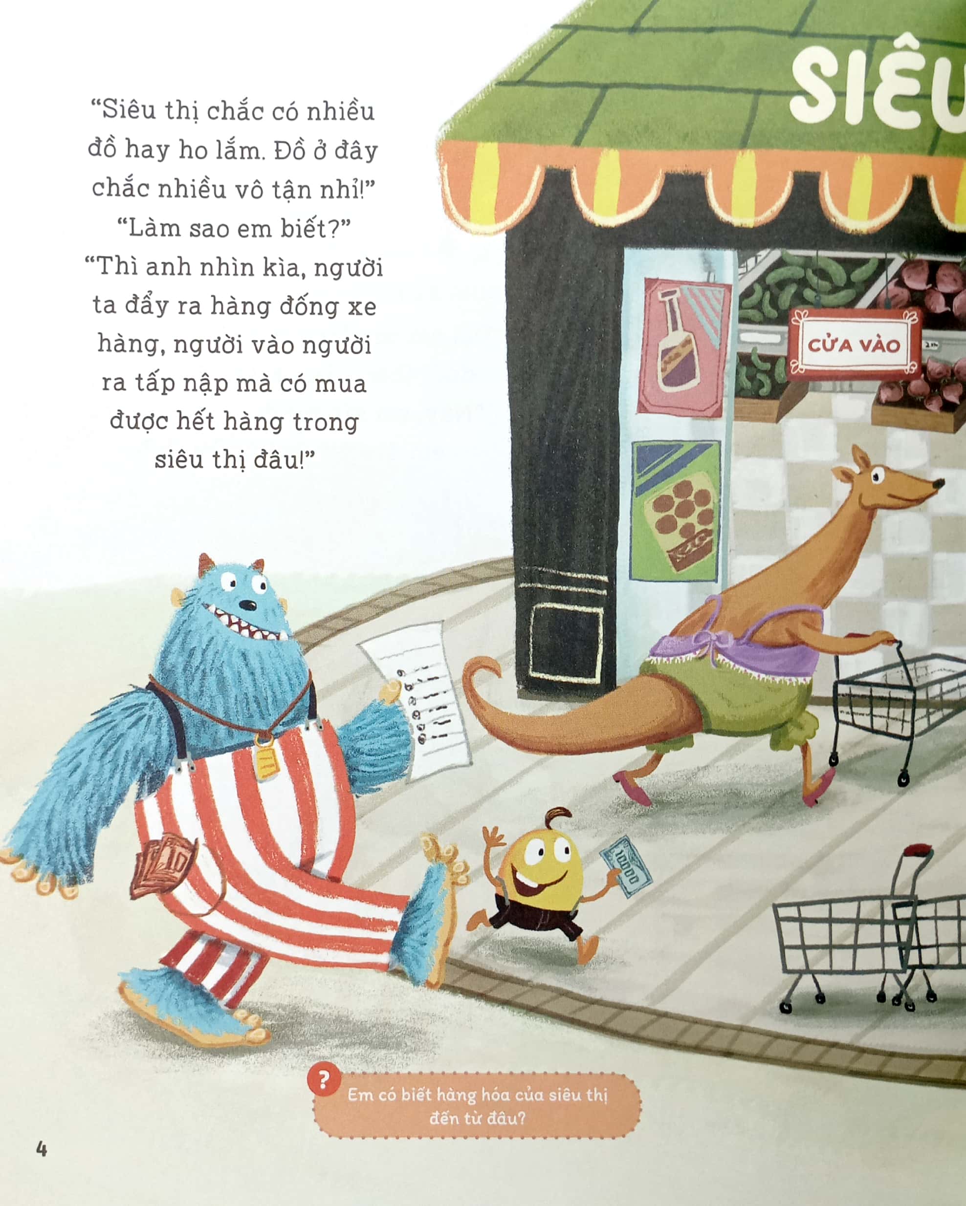 quản trị tiền bạc từ nhỏ - đại náo ở siêu thị