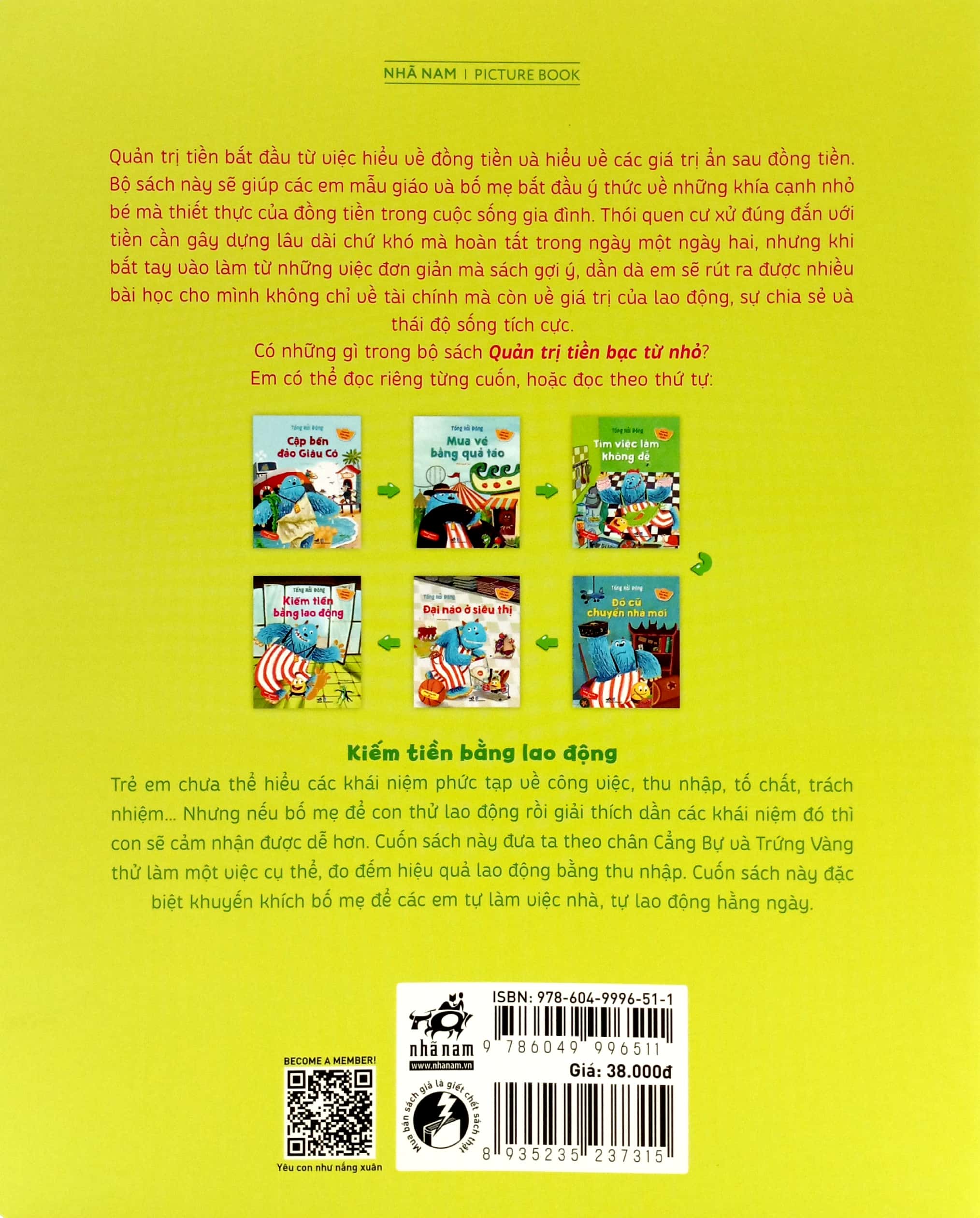 quản trị tiền bạc từ nhỏ - kiếm tiền bằng lao động