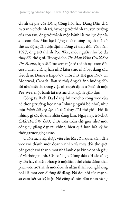 quan trọng hơn tiền bạc... chính là đội nhóm của doanh nhân