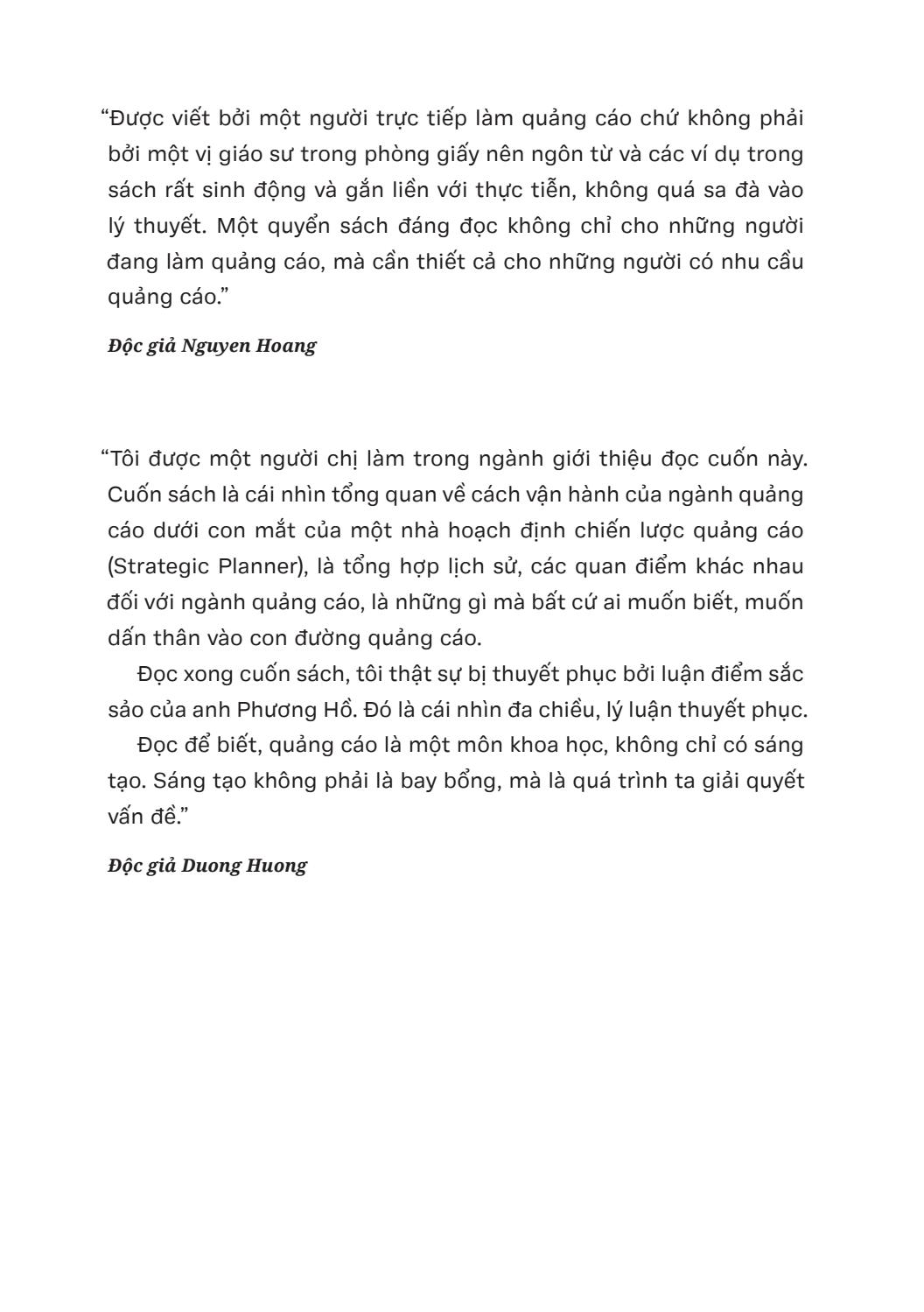 quảng cáo không nói láo - sự thật về quảng cáo dưới góc nhìn khoa học, toàn diện và thực tiễn