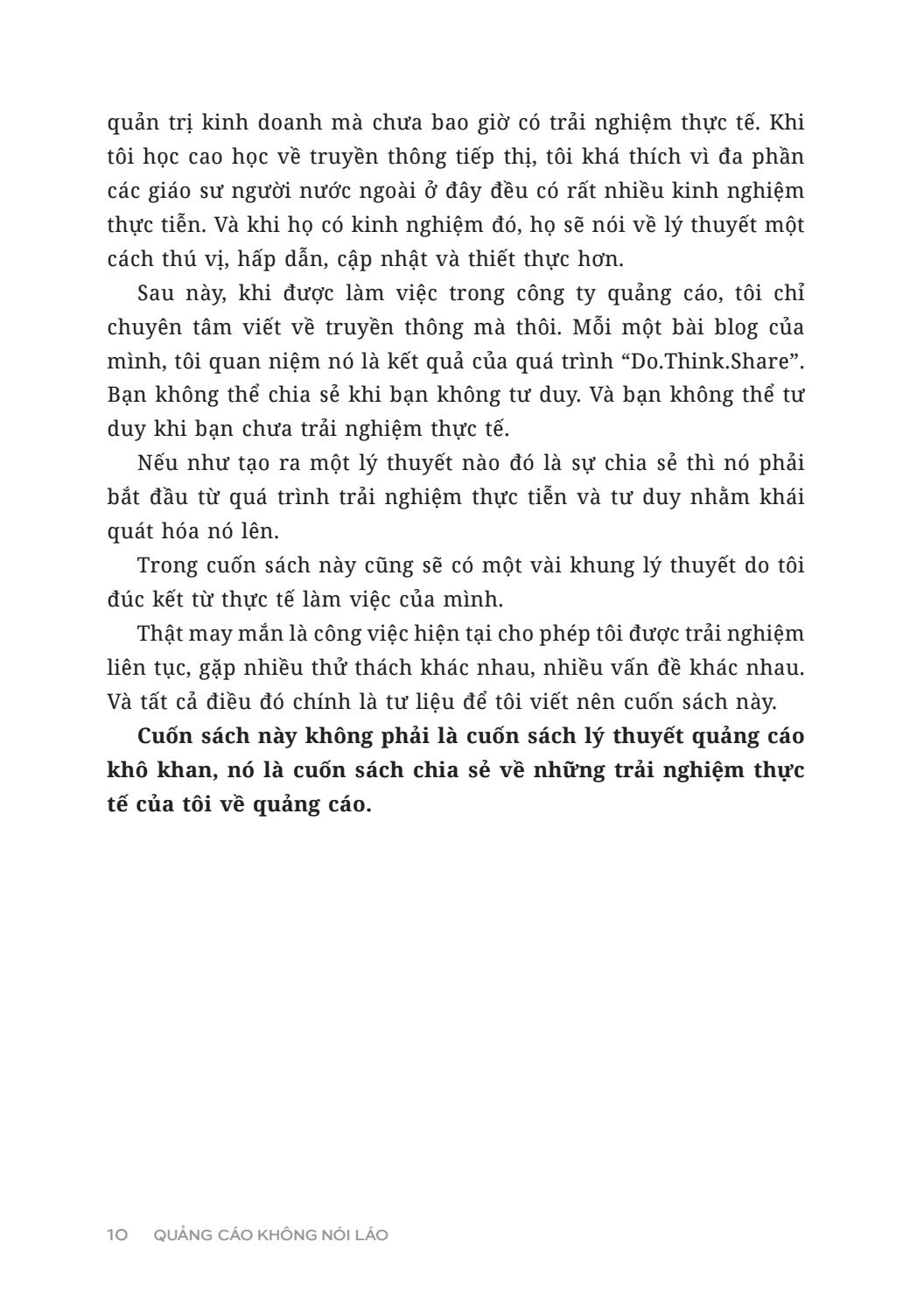 quảng cáo không nói láo - sự thật về quảng cáo dưới góc nhìn khoa học, toàn diện và thực tiễn