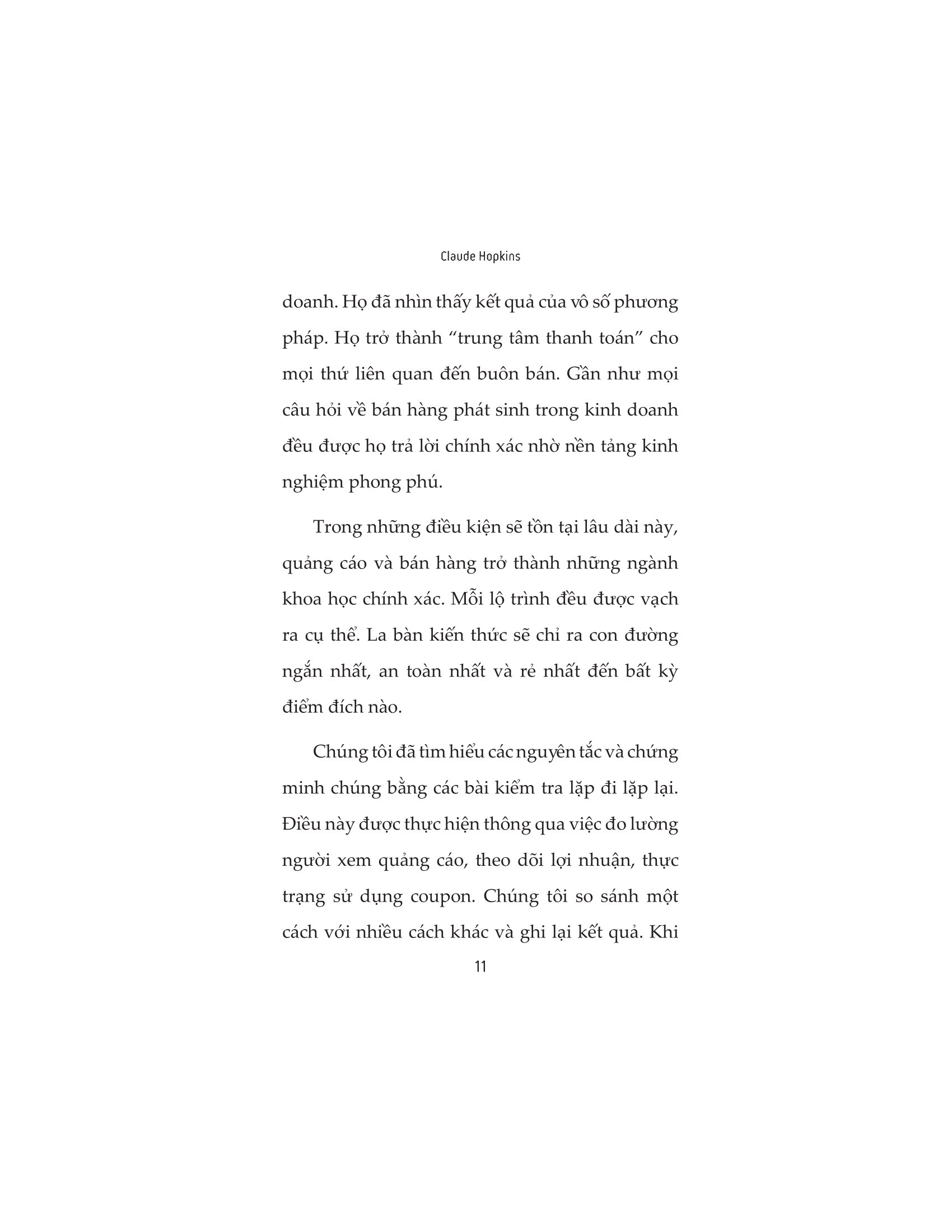 quảng cáo kiếm tiền chứ không đốt tiền