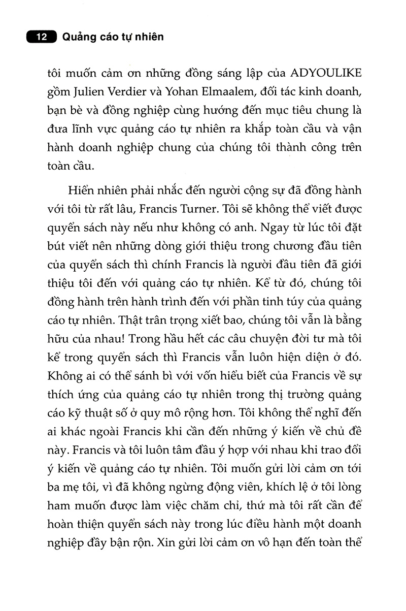 quảng cáo tự nhiên