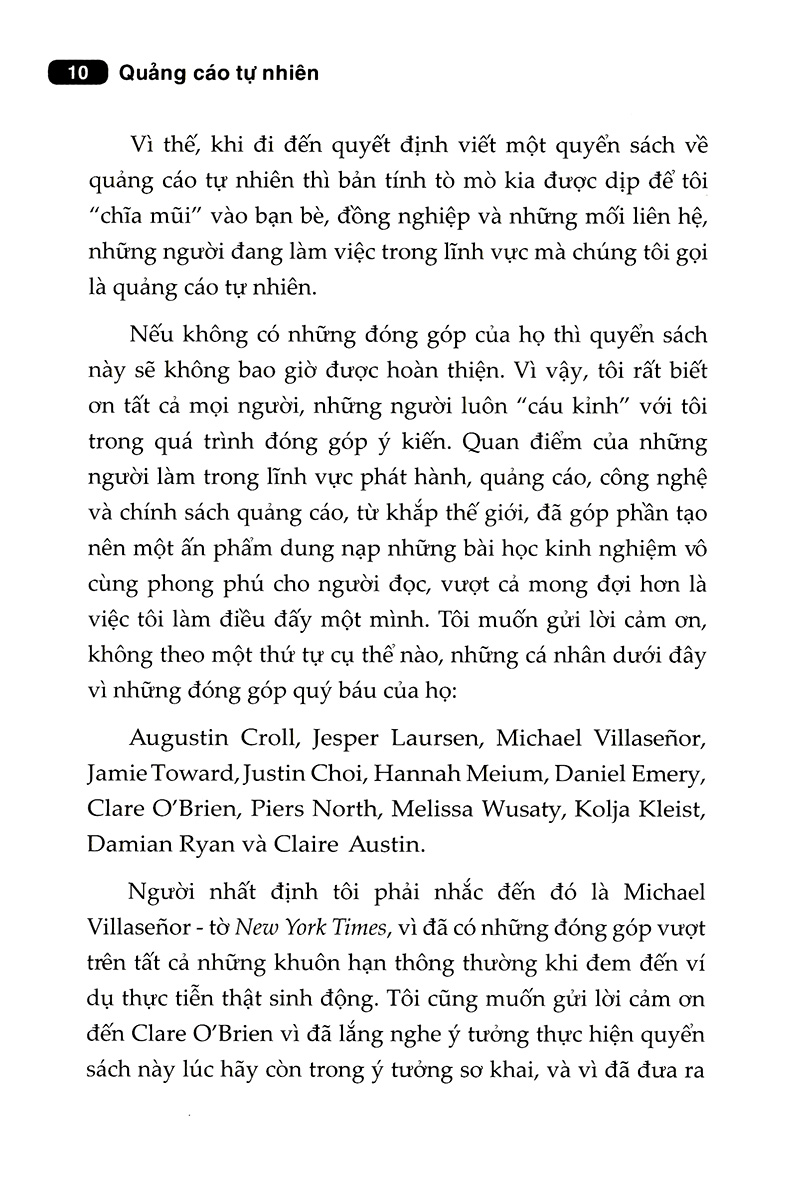 quảng cáo tự nhiên