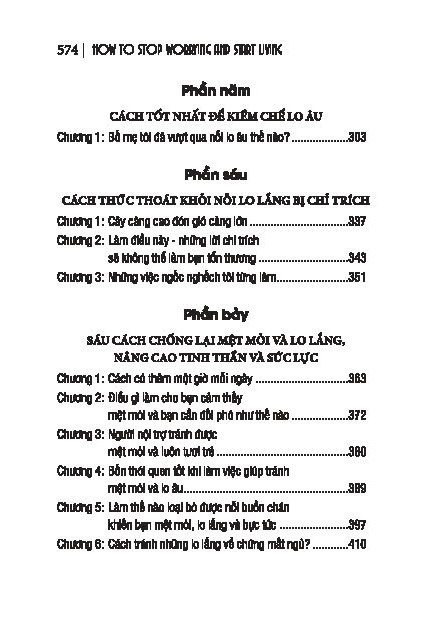 quẳng gánh lo đi và vui sống - những bí quyết để sống vui vẻ và hạnh phúc - bản bỏ túi