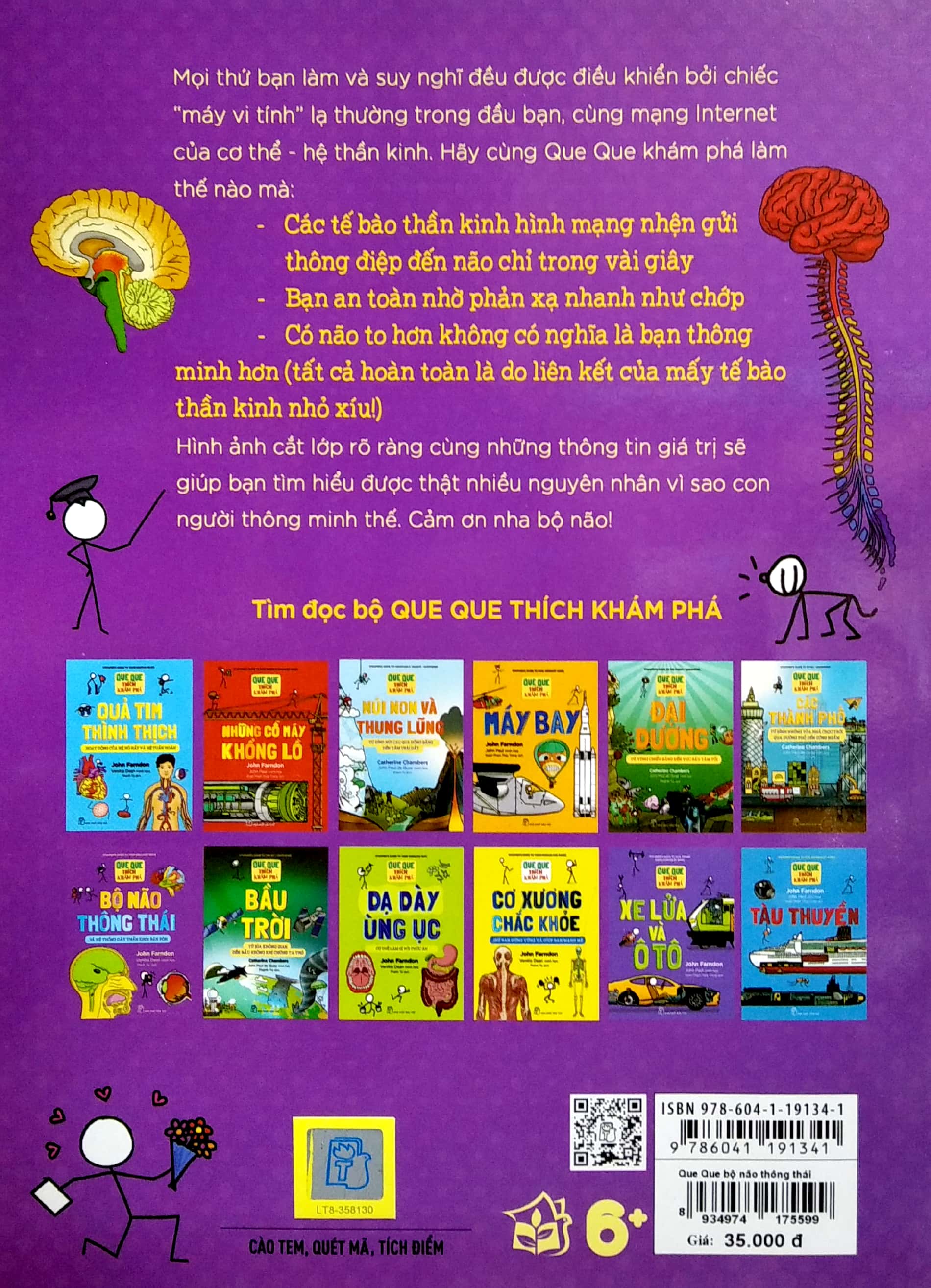 que que thích khám phá: bộ não thông thái - và hệ thống dây thần kinh bận rộn