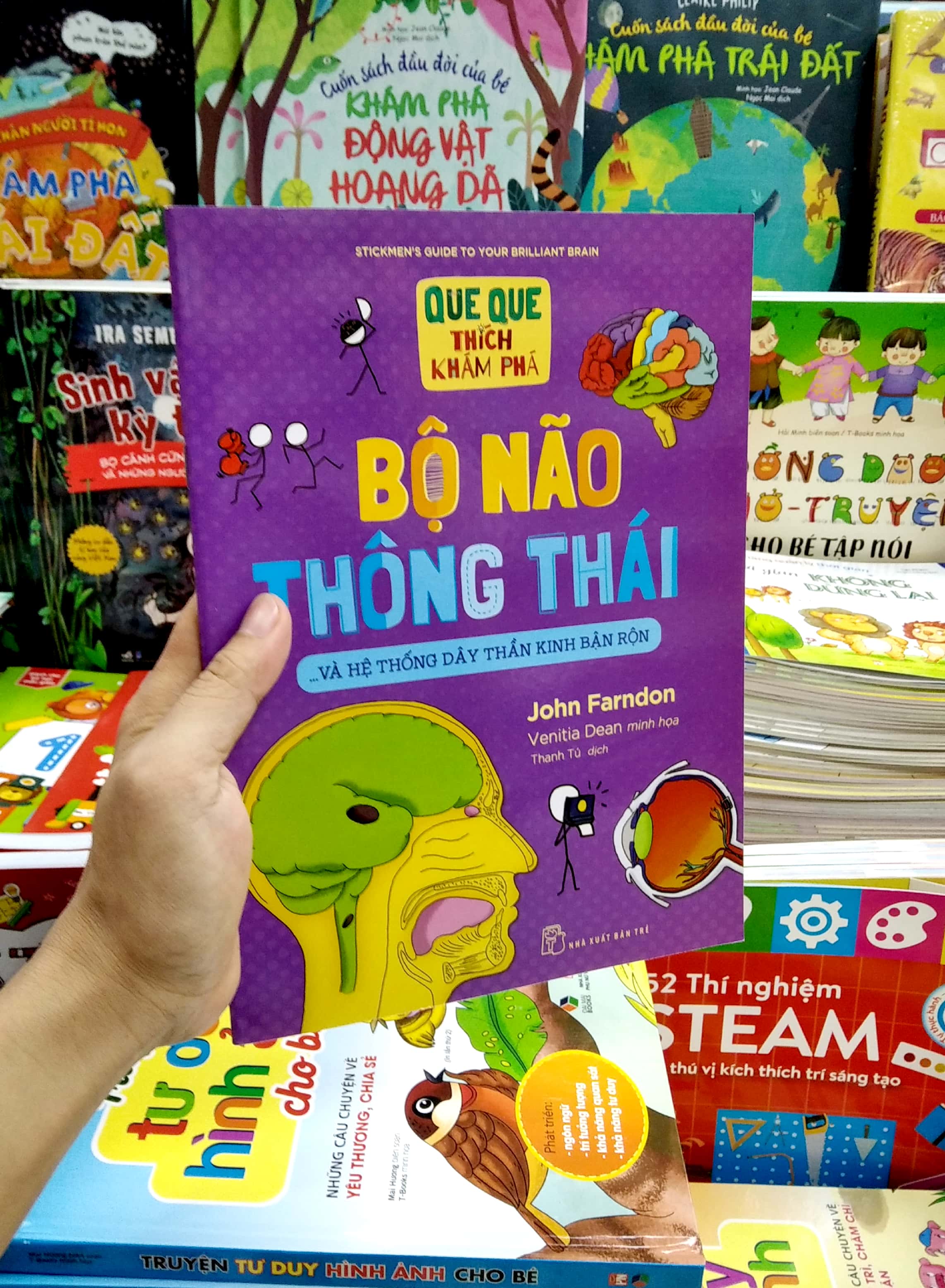 que que thích khám phá: bộ não thông thái - và hệ thống dây thần kinh bận rộn