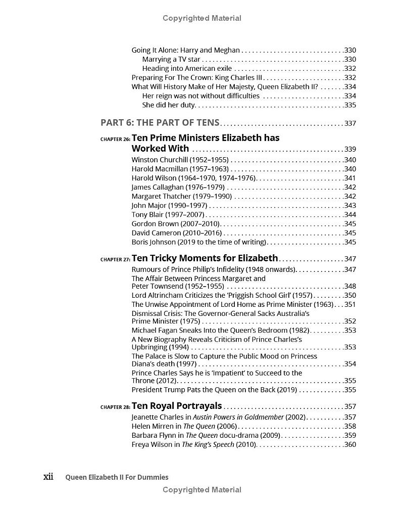 queen elizabeth ii for dummies