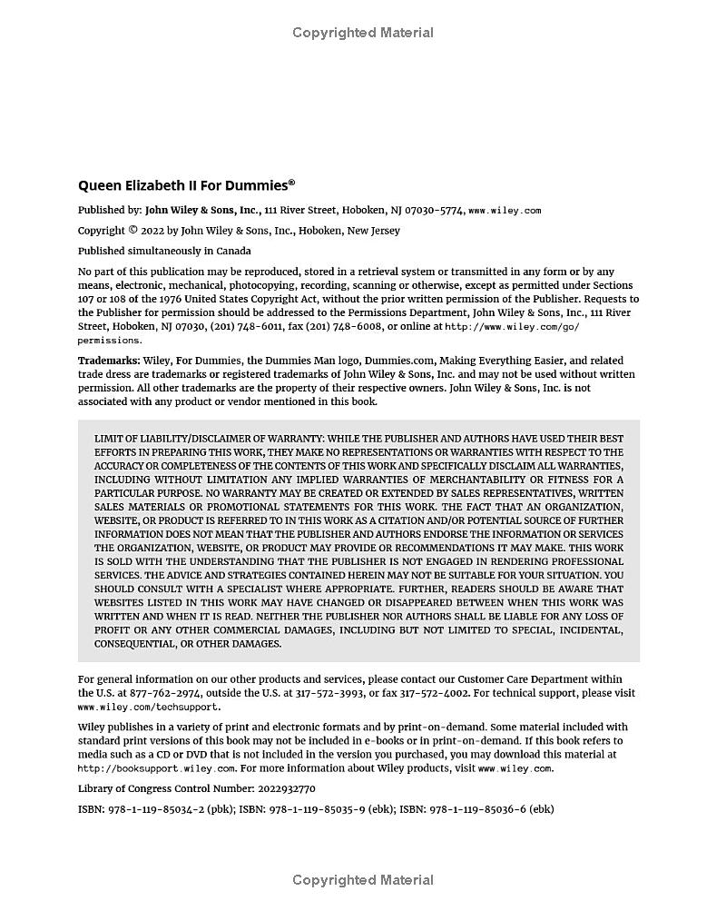 queen elizabeth ii for dummies