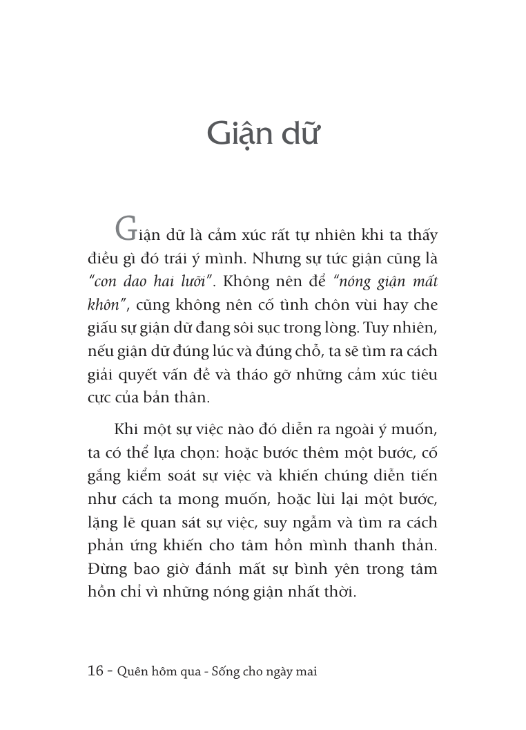quên hôm qua sống cho ngày mai - khổ nhỏ