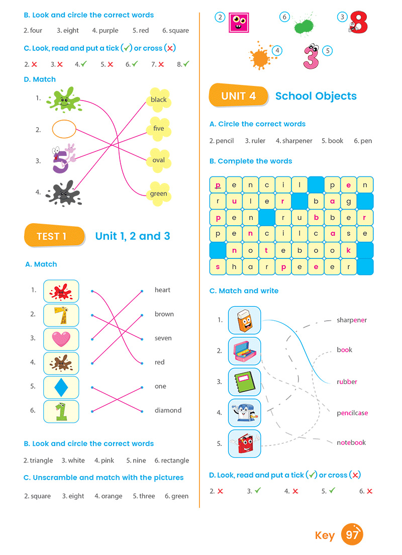 quick quick học nhanh toàn diện từ vựng tiếng anh theo chủ đề - lớp 1 (tái bản)