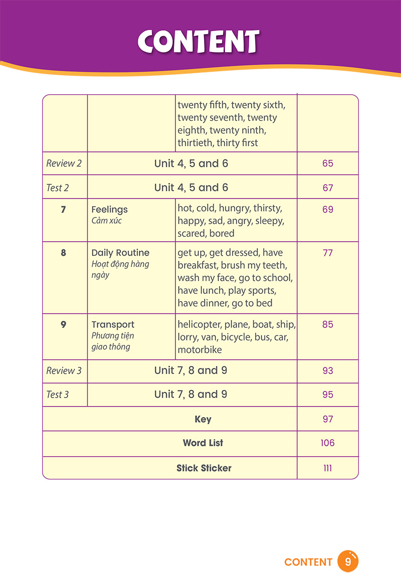 quick quick học nhanh toàn diện từ vựng tiếng anh theo chủ đề lớp 3