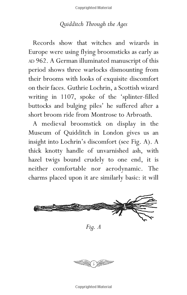 quidditch through the ages-paperback