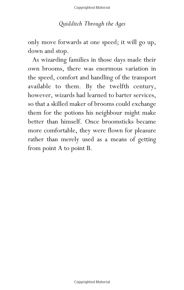 quidditch through the ages-paperback