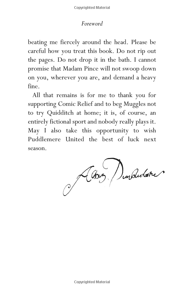 quidditch through the ages-paperback