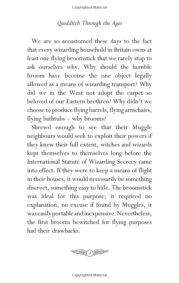 quidditch through the ages-paperback