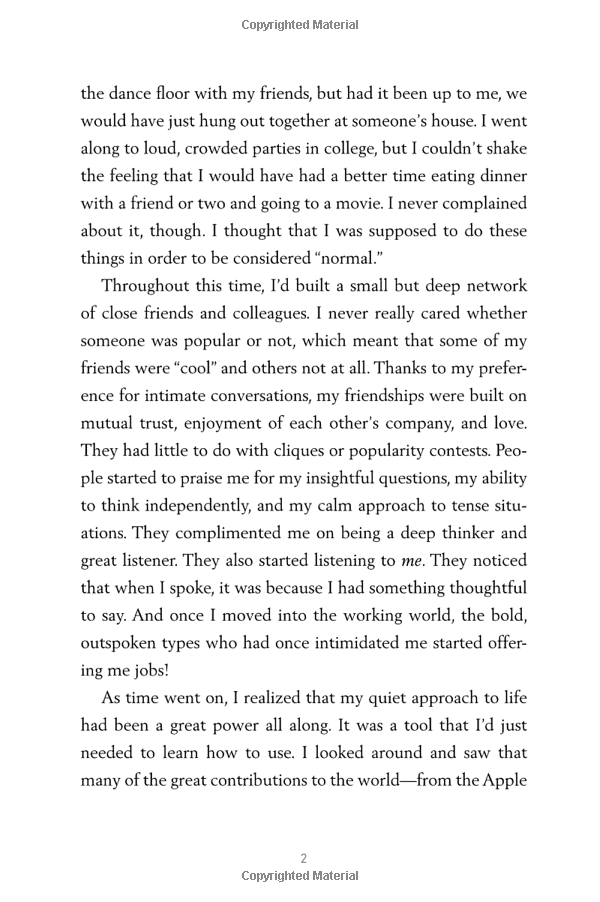 quiet power: the secret strengths of introverted kids