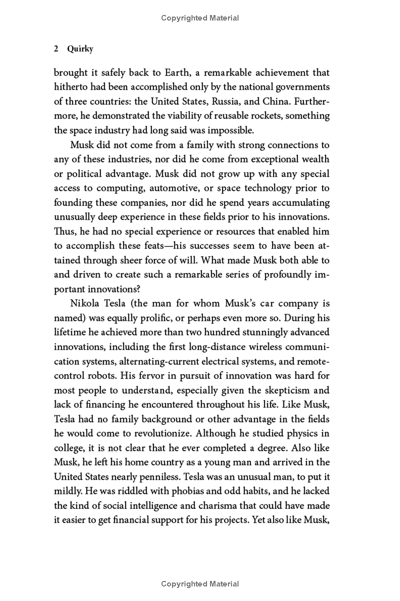 quirky : the remarkable story of the traits, foibles, and genius of breakthrough innovators who changed the world