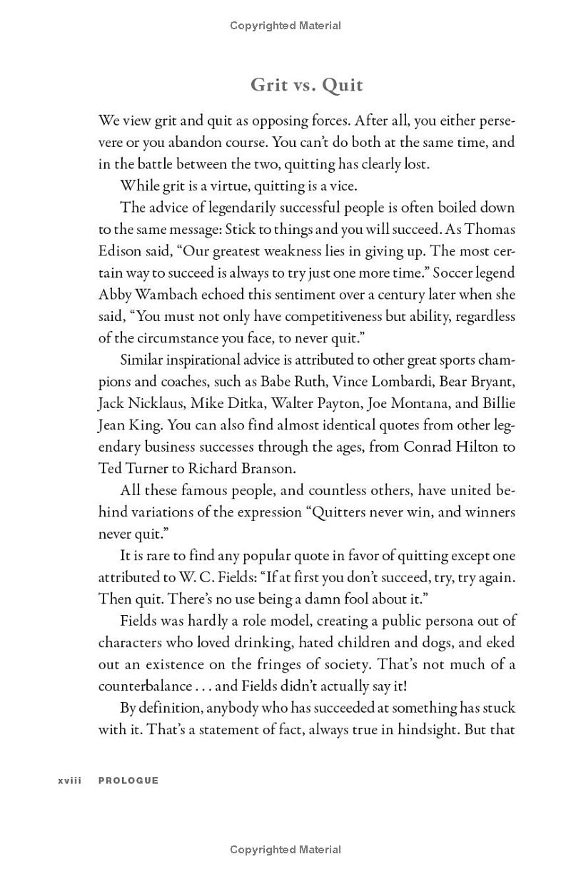 quit: the power of knowing when to walk away