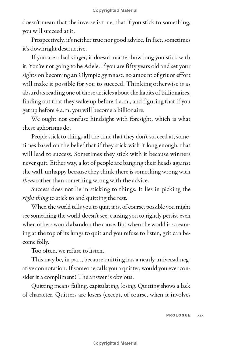 quit: the power of knowing when to walk away