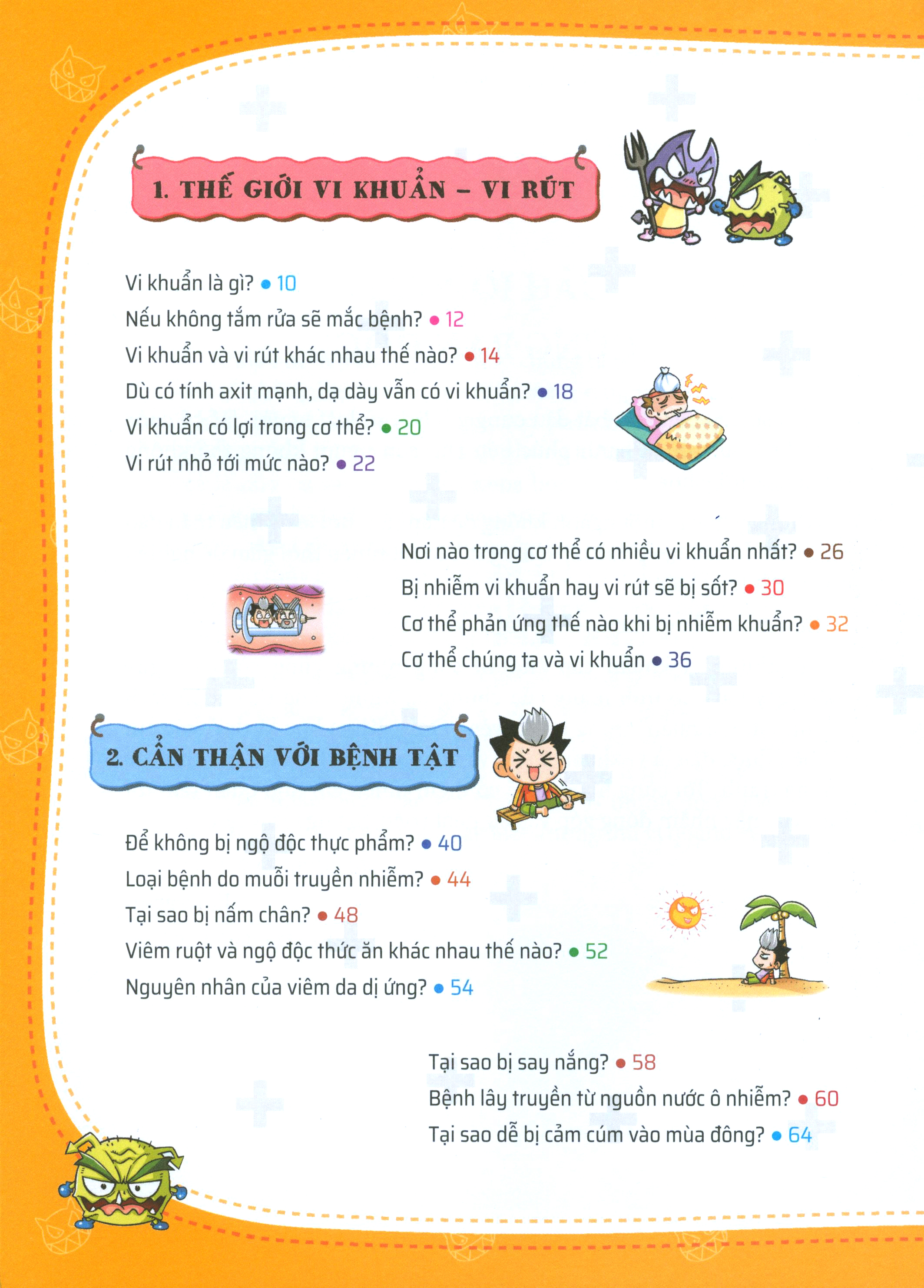 quiz! khoa học kì thú - bệnh tật vi khuẩn (tái bản 2024)