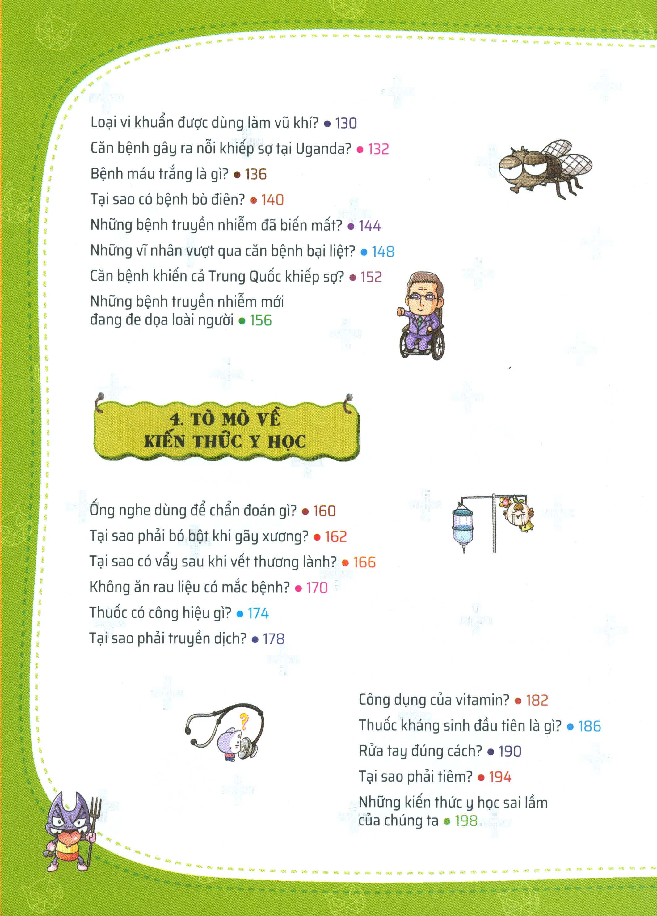 quiz! khoa học kì thú - bệnh tật vi khuẩn (tái bản 2024)